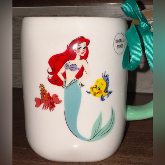 Super Cute Disney Princess Ariel The Little Mermaid π§ββοΈ Mug by Rae Dunn - NEW - Picture 7 of 12